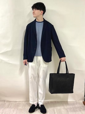 金澤さん(メンズ・178cm)の夏コーディネート