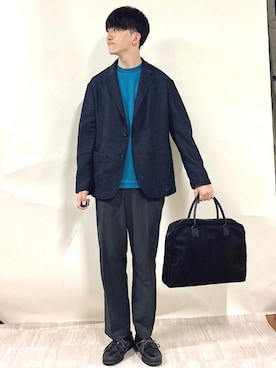 金澤さん(メンズ・178cm)の夏コーディネート