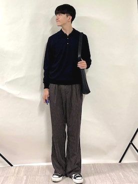 金澤さん(メンズ・178cm)の秋コーディネート