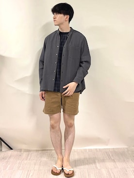 金澤さん(メンズ・178cm)の夏コーディネート