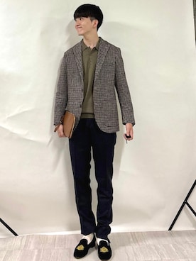 金澤さん(メンズ・178cm)の秋コーディネート