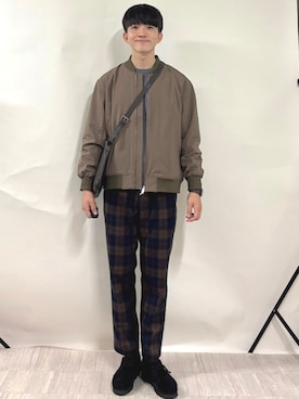 金澤さん（メンズ・178cm）の秋コーディネート