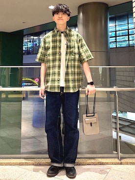 金澤さん(メンズ・178cm)の夏コーディネート