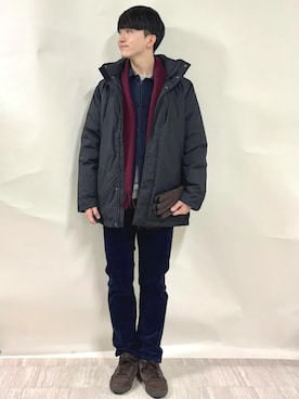 金澤さん（メンズ・178cm）の冬コーディネート