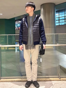金澤さん（メンズ・178cm）の冬コーディネート