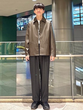 金澤さん（メンズ・178cm）の秋コーディネート