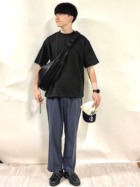 金澤さん（メンズ・178cm）の夏コーディネート