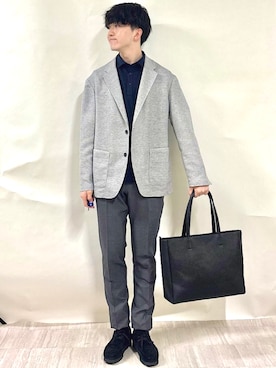 金澤さん(メンズ・178cm)の春コーディネート