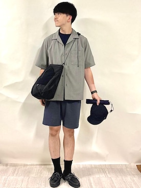 金澤さん（メンズ・178cm）の夏コーディネート