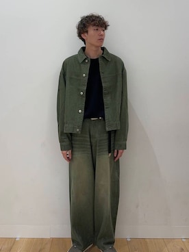 「アイテム（デニムジャケット）」を使った、sopryota1104さん（メンズ・180cm）の夏コーディネート