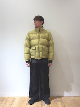 「寒い」｜「アイテム（ブルゾン）」を使った、ryotaさん（メンズ・180cm）の冬コーディネート