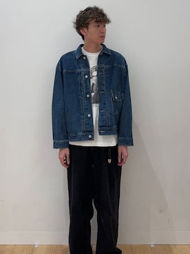 「アイテム（デニムジャケット）」を使った、sopryota1104さん（メンズ・180cm）の夏コーディネート