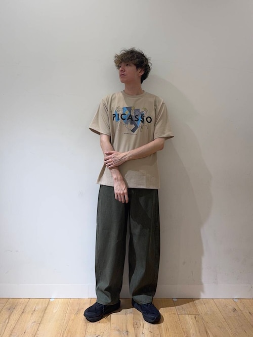 バレルレッグデニムパンツ