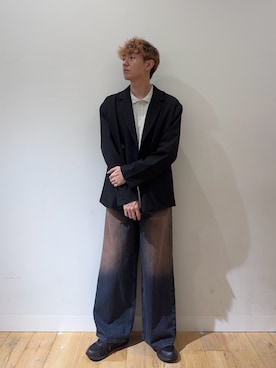 「アイテム（テーラードジャケット）」を使った、sopryota1104さん（メンズ・180cm）の夏コーディネート