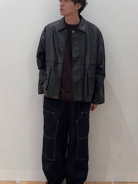 「アイテム（カバーオール）」を使った、sopryota1104さん（メンズ・180cm）の秋コーディネート