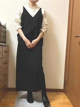 「アイテム（キャミソール）」を使った、Ninaさん（レディース・167cm）の秋コーディネート