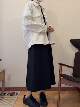 「MANOF（マノフ）のアイテム」を使った、Ninaさん（レディース・167cm）の春コーディネート