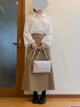 「YAHKI（ヤーキ）のアイテム」を使った、Ninaさん（レディース・167cm）の夏コーディネート