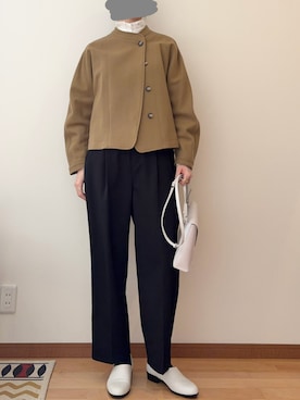 「Steven Alan（スティーブンアラン）のアイテム（ジャケット/アウター）」を使った、Ninaさん（レディース・167cm）の春コーディネート