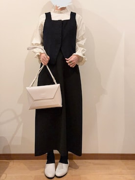 「アイテム（スカート）」を使った、Ninaさん（レディース・167cm・40代）の冬コーディネート