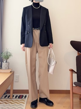 「TICCA（ティッカ）のアイテム」を使った、Ninaさん（レディース・167cm）の春コーディネート