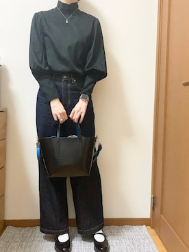 「アイテム（ドレスシューズ）」を使った、Ninaさん（レディース・167cm）の秋コーディネート