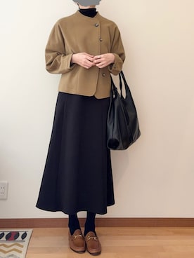 「Steven Alan（スティーブンアラン）のアイテム（ジャケット/アウター）」を使った、Ninaさん（レディース・167cm）の春コーディネート