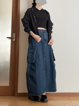 「Ameri（アメリ）のアイテム」を使った、Ninaさん（レディース・167cm）の春コーディネート