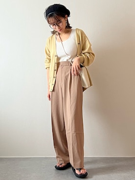 「crocodile（クロコダイル）のアイテム」を使った、konitanikoさん（レディース・158cm）の秋コーディネート