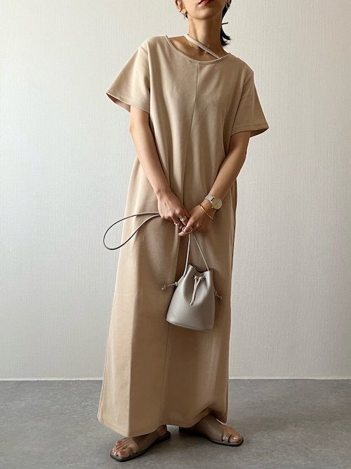 ネックレイヤードリラックスワンピース（ワンピース）｜select MOCA by