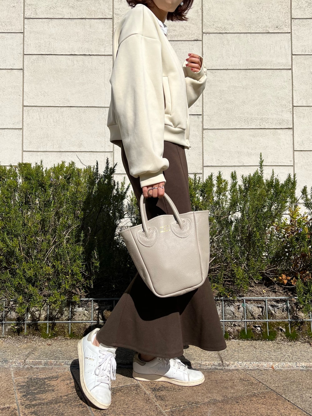 YOUNG & OLSEN ヤングアンドオルセン PETITE LEATHER TOTE プチレザー 