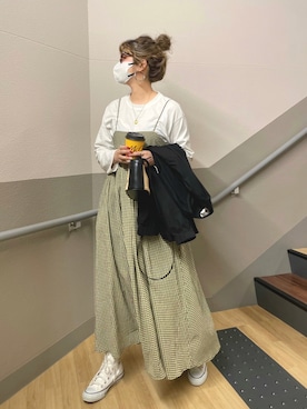 「URBAN RESEARCH Sonny Label（アーバンリサーチサニーレーベル）のアイテム（ワンピース/ドレス）」を使った、nonさん（レディース・163cm）の春コーディネート