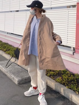 「URBAN RESEARCH Sonny Label（アーバンリサーチサニーレーベル）のアイテム（トレンチコート）」を使った、nonさん（レディース・163cm）の春コーディネート