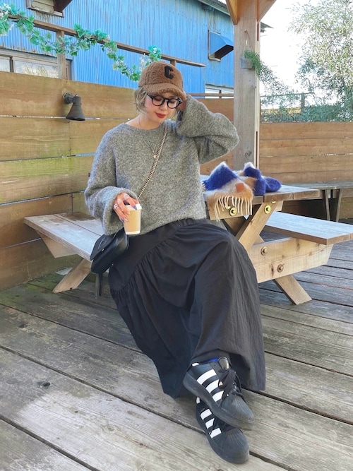 セール】メランジニットトップス（ニット/セーター）｜La-gemme