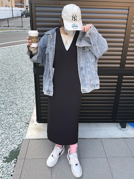 「for/c（フォーシー）のアイテム（ワンピース/ドレス）」を使った、nonさん（レディース・163cm）の春コーディネート
