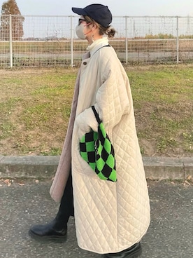 「rectangle（レクタングル）のアイテム（ジャケット/アウター）」を使った、nonさん（レディース・163cm）の秋コーディネート