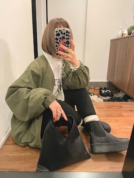 「Java（ジャバ）のアイテム」を使った、nonさん（レディース・163cm）の秋コーディネート