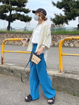 「INTERPLAY（インタープレイ）のアイテム」を使った、nonさん（レディース・163cm）の春コーディネート