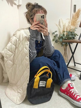 「URBAN RESEARCH Sonny Label（アーバンリサーチサニーレーベル）のアイテム（ブルゾン）」を使った、nonさん（レディース・163cm）の冬コーディネート