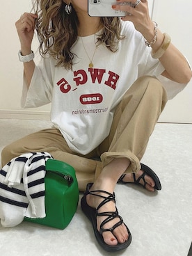 「classicalelf（クラシカルエルフ）のアイテム」を使った、nonさん（レディース・163cm）の夏コーディネート