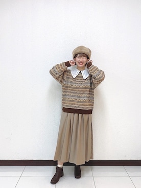 Hono🐑さん（レディース・160cm）の秋コーディネート