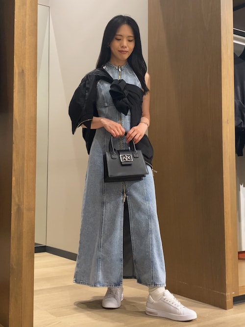 d*9様 セール！アルマーニコーディネート　ジャケット&ワンピース ARMANI EXCHANGE ワンピース 「A|X アルマーニ エクスチェンジ」ライト