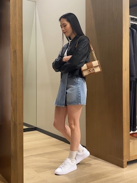 「ARMANI EXCHANGE（アルマーニエクスチェンジ）のアイテム」を使った、yokoさん（レディース・162cm）の春コーディネート