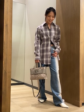 「ARMANI EXCHANGE（アルマーニエクスチェンジ）のアイテム」を使った、yokoさん（レディース・162cm）の秋コーディネート