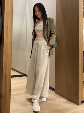 「ARMANI EXCHANGE（アルマーニエクスチェンジ）のアイテム」を使った、yokoさん（レディース・162cm）の春コーディネート