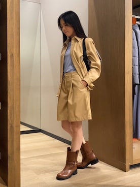 「ARMANI EXCHANGE（アルマーニエクスチェンジ）のアイテム」を使った、yokoさん（レディース・162cm）の秋コーディネート