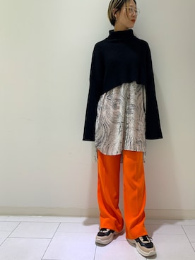 HIMIKO　大和 香林坊店さん（レディース・162cm）の冬コーディネート