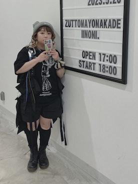 「HEIHEI（ヘイヘイ）のアイテム（その他）」を使った、ゆかりなさん（レディース・148cm）の春コーディネート