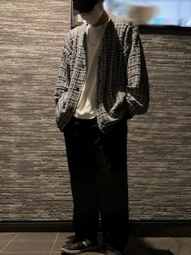 「MAISON SPECIAL（メゾンスペシャル）のアイテム（カーディガン/ボレロ）」を使った、ゆうさん（メンズ・173cm）の夏コーディネート
