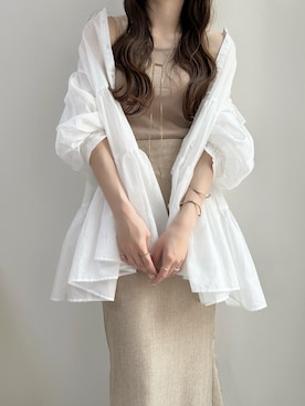 「classicalelf（クラシカルエルフ）のアイテム」を使った、minamii.__さん（レディース・164cm）の夏コーディネート